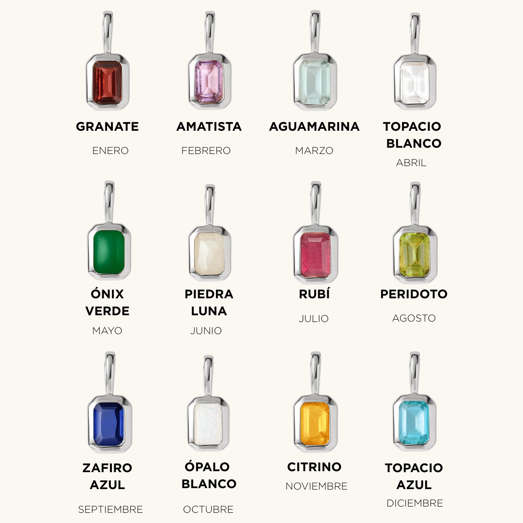Charms Piedras de Nacimiento (𝒫𝓁𝒶𝓉𝒶)