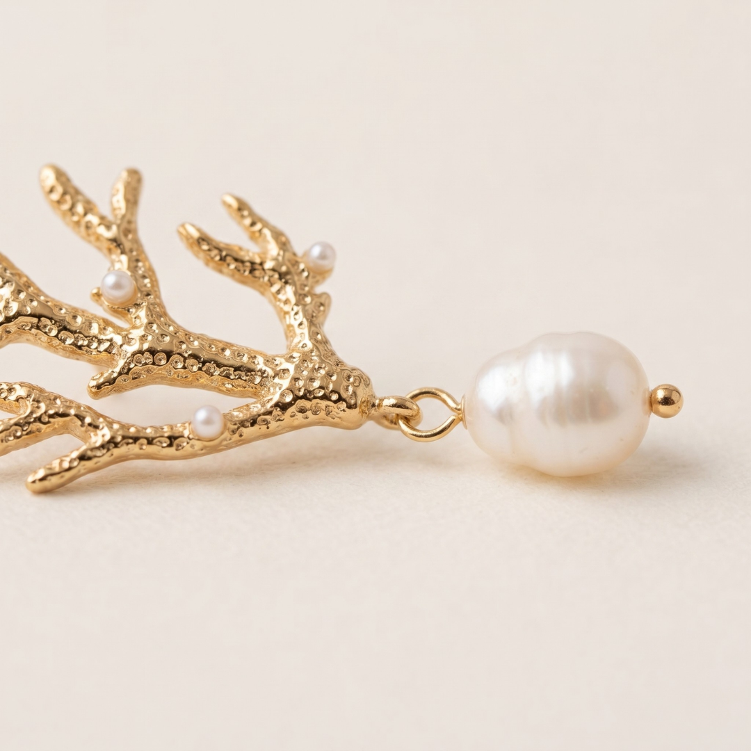 Pendientes Coral