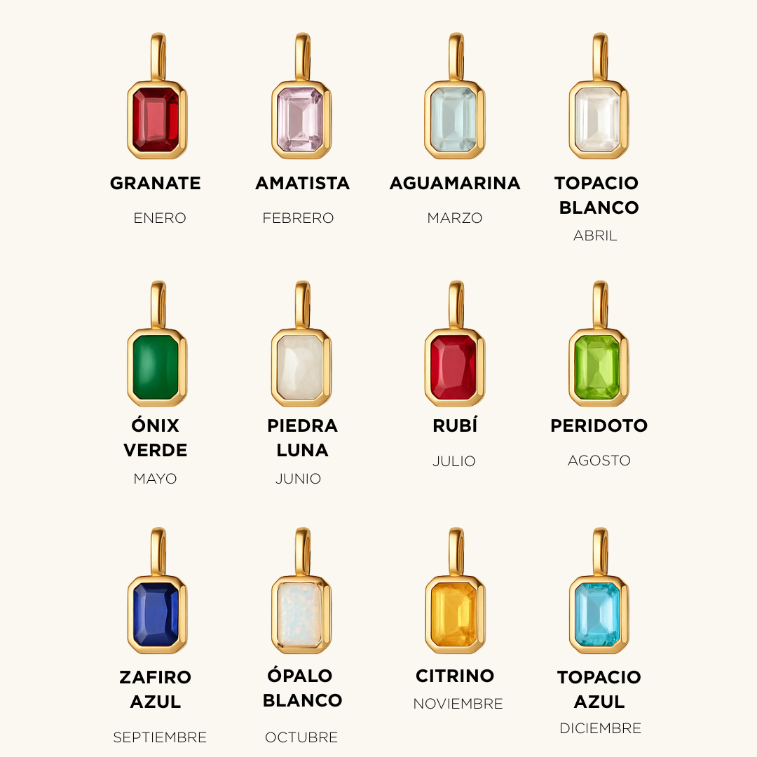 Charms Piedras de Nacimiento (𝒪𝓇𝑜)