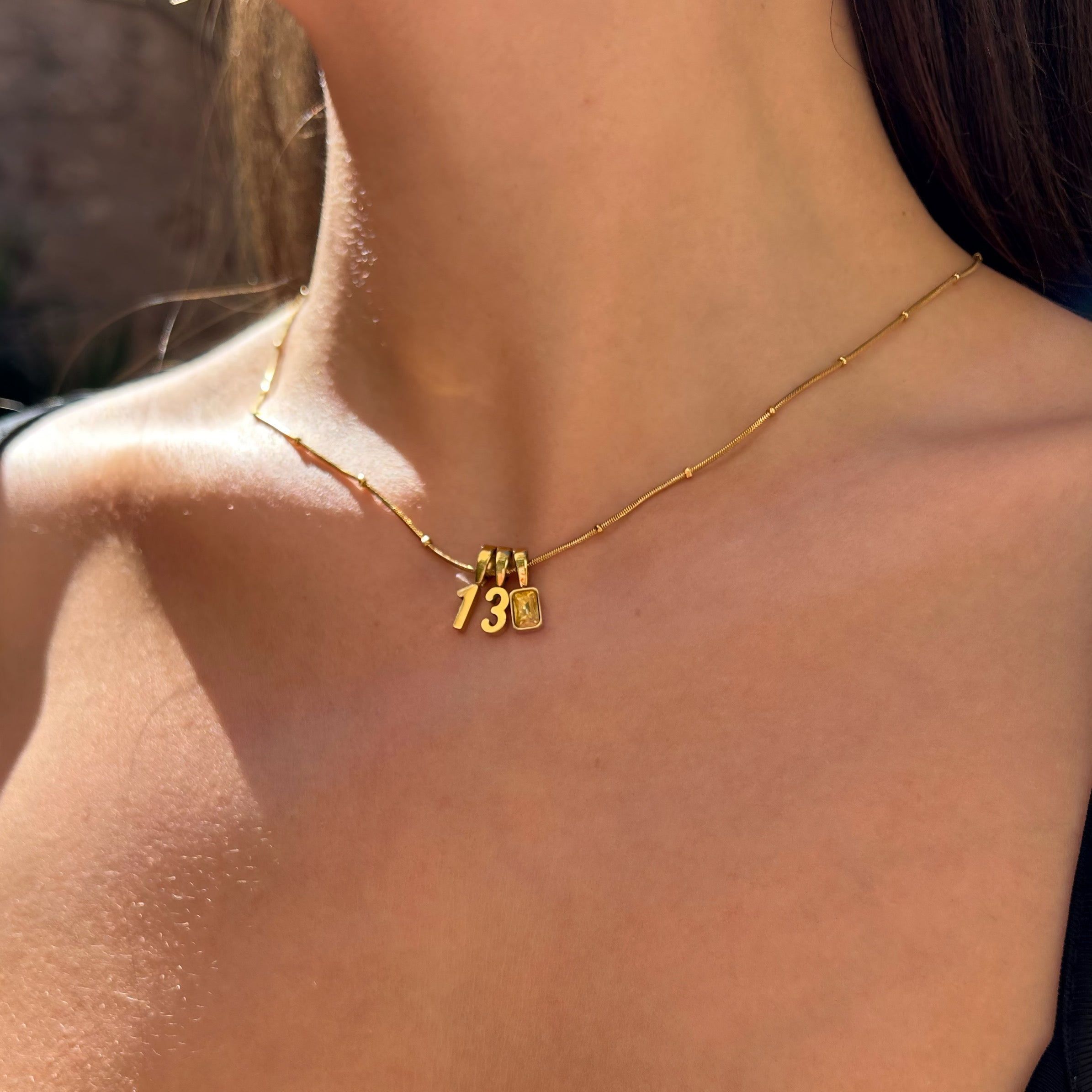 Charms NÚMEROS (𝒪𝓇𝑜)