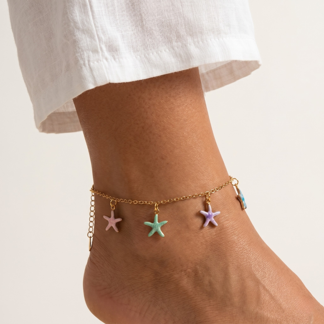 Tobillera Estrellas