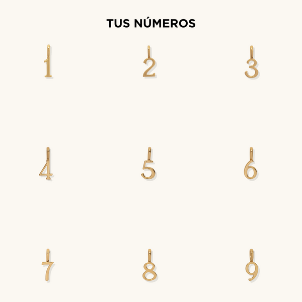 Charms NÚMEROS