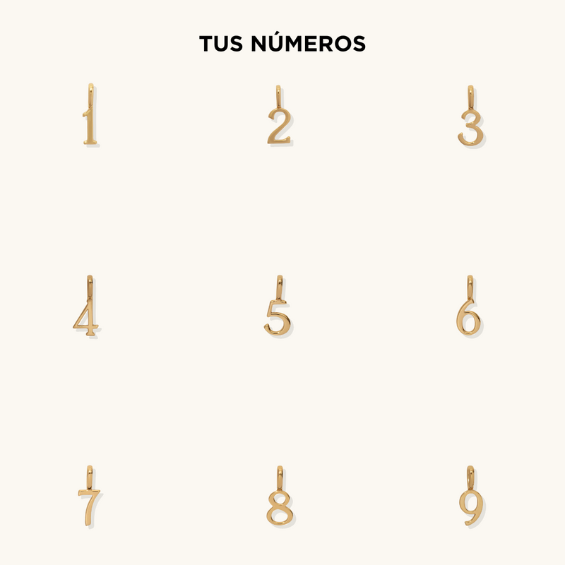 Charms NÚMEROS