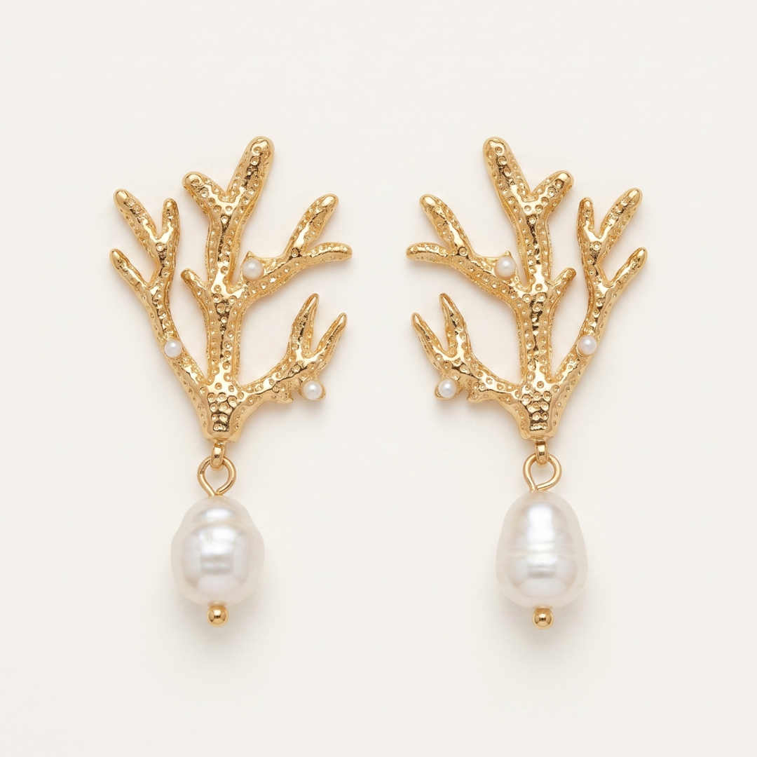 Pendientes Coral