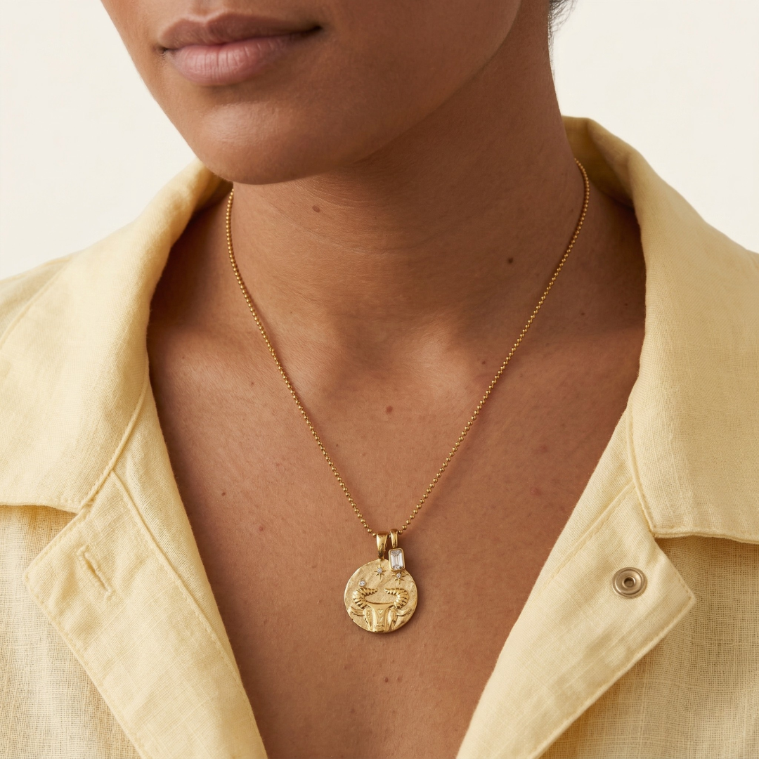 Collar Símbolo Nai (Piedra+ Zodiaco)